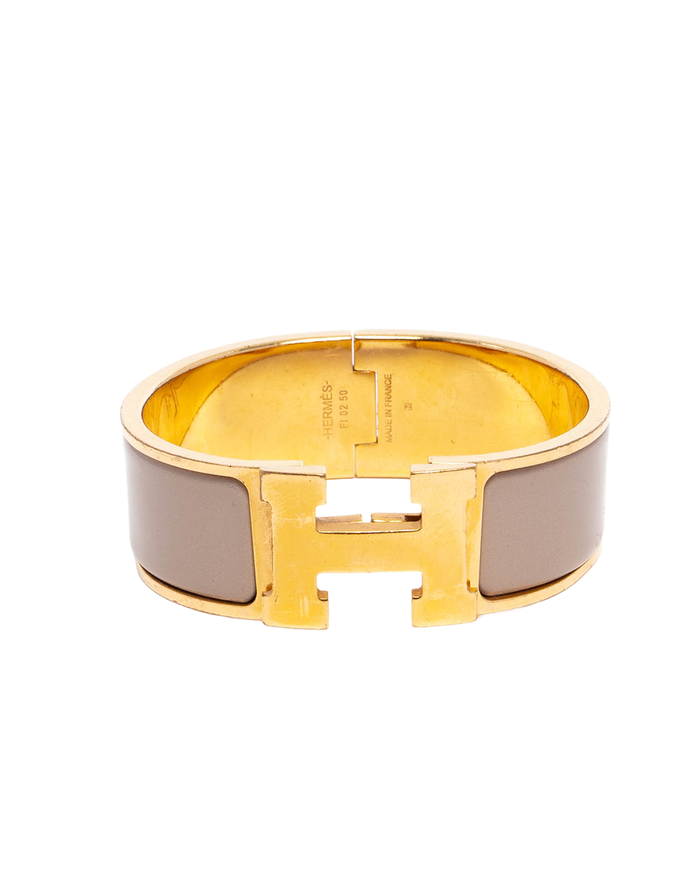 HERMES CLIC CLAC 2 CM MARRON GHW FI 02 50 7443