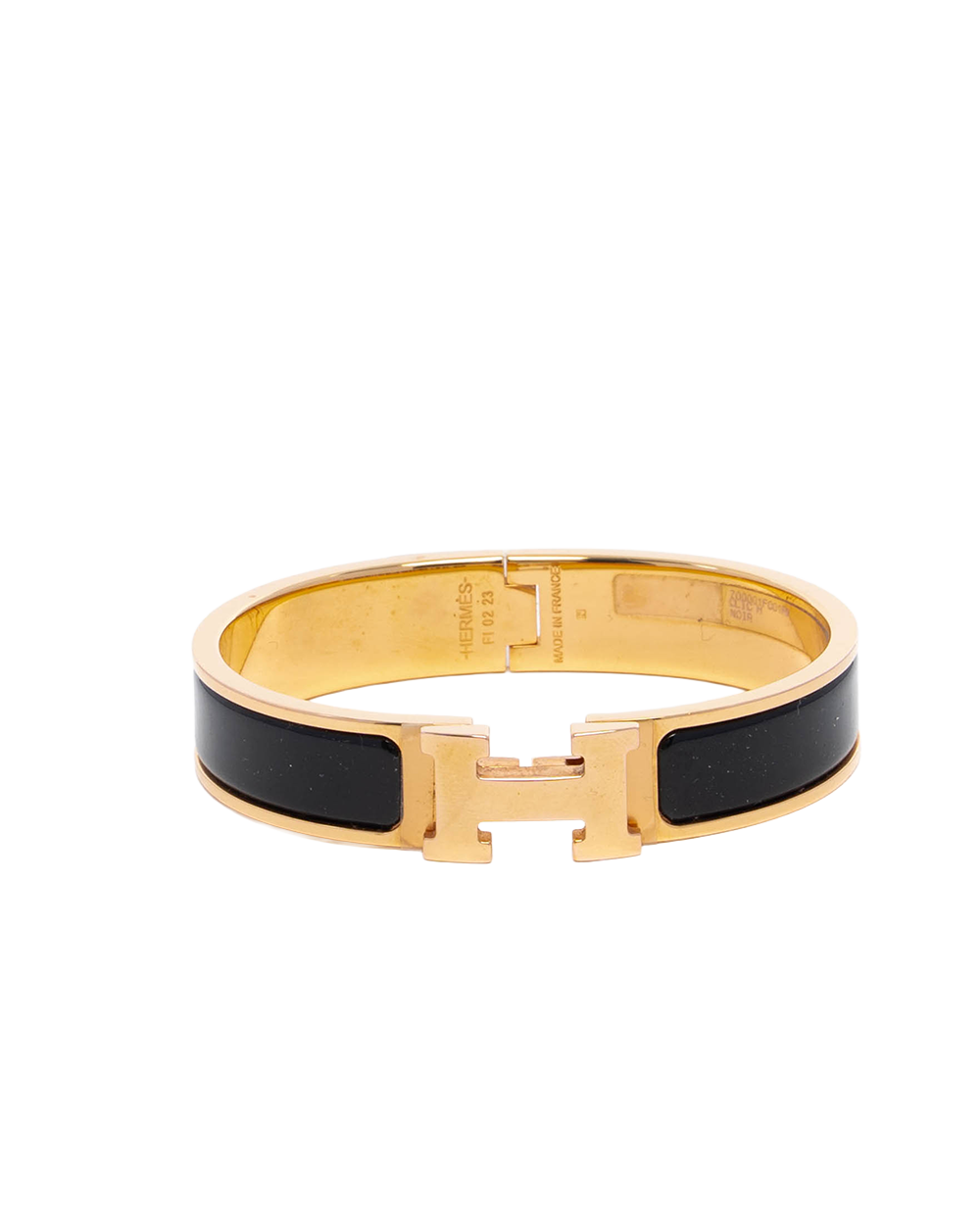 HERMES CLIC CLAC PM BLACK GHW FI 02 23 3224