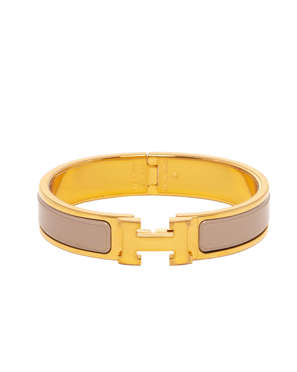 HERMES CLIC CLAC PM MAROON GHW SP 12 23 09678