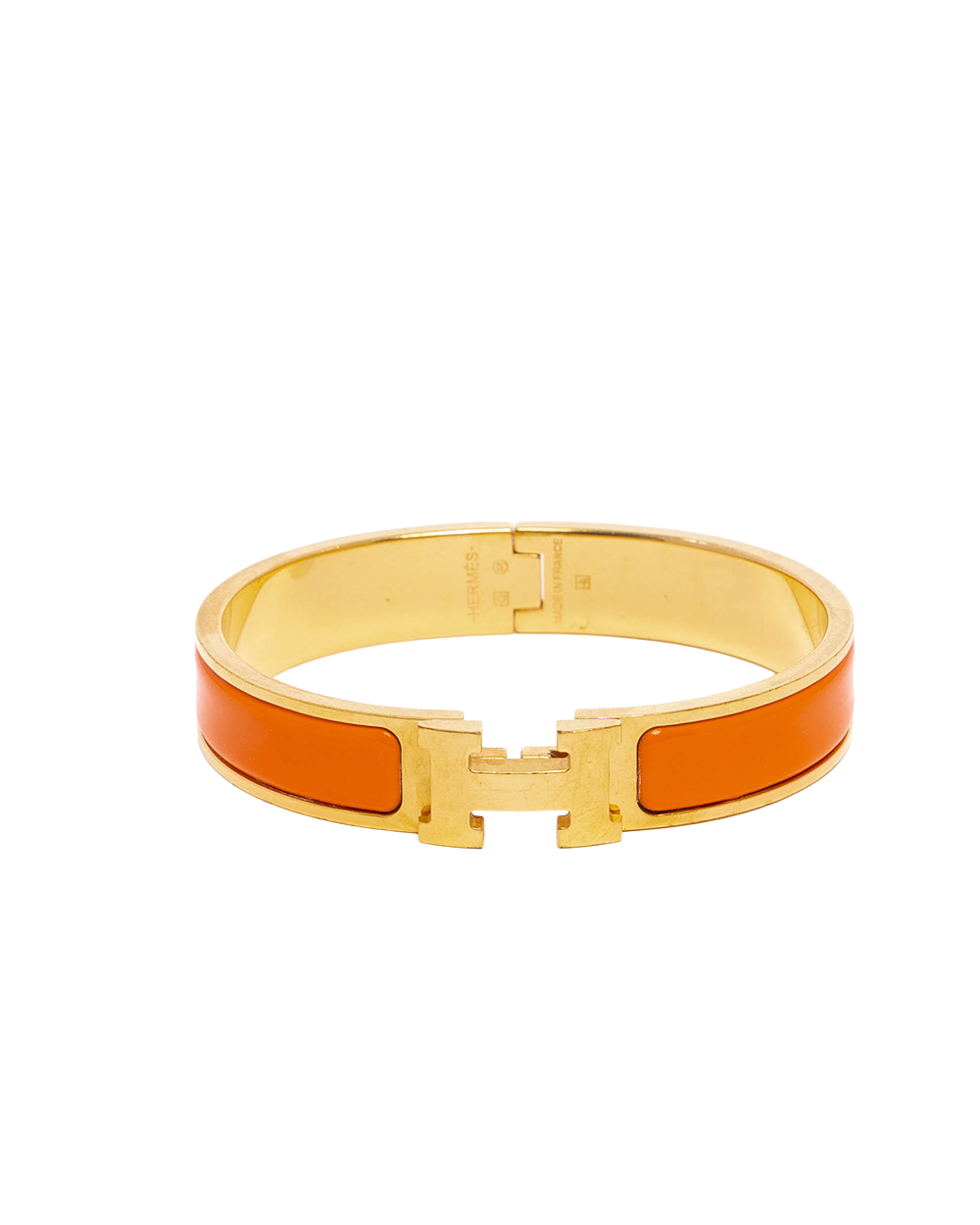 HERMES CLIC CLAC PM ORANGE GHW 2315