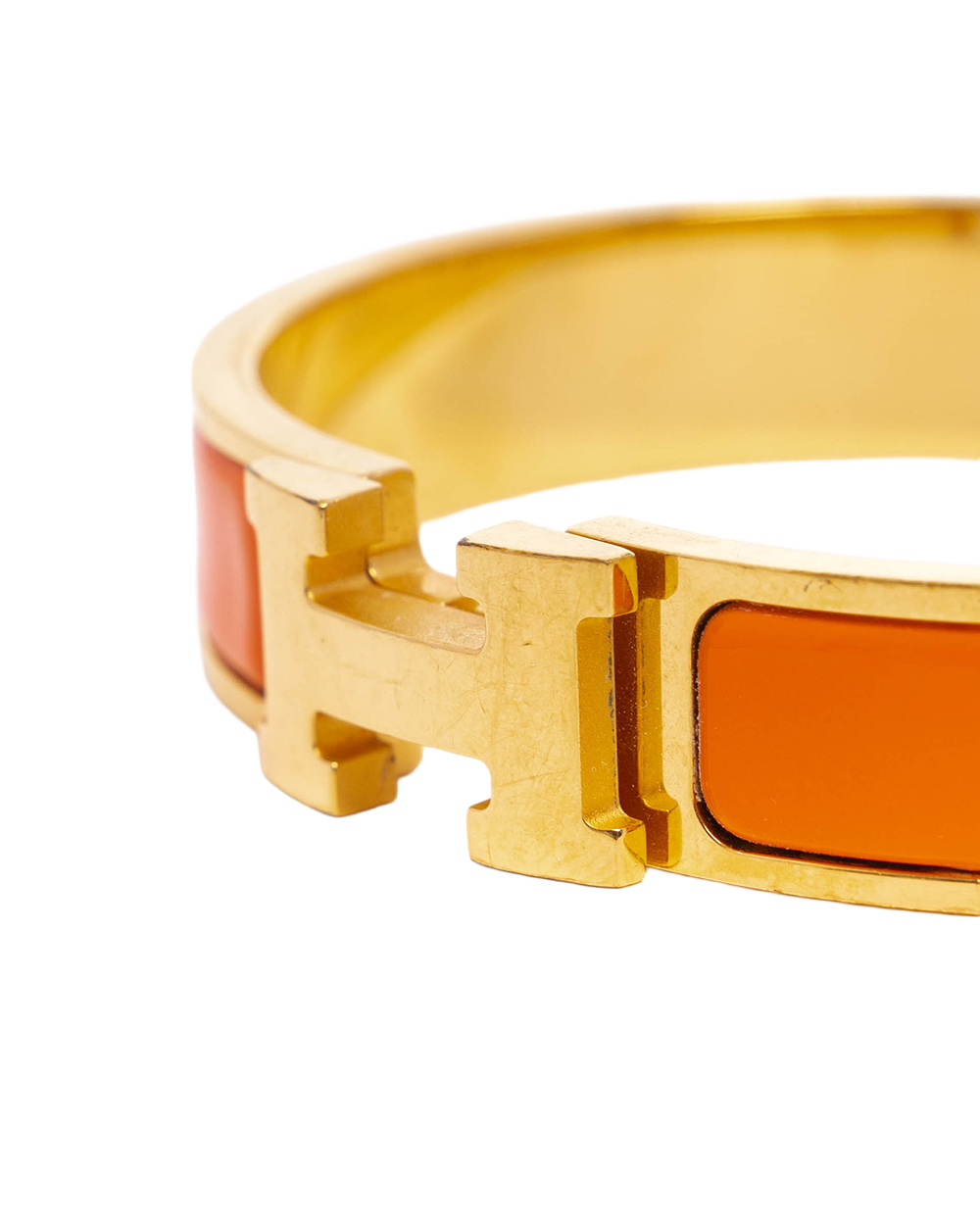 HERMES CLIC CLAC PM ORANGE GHW 2319