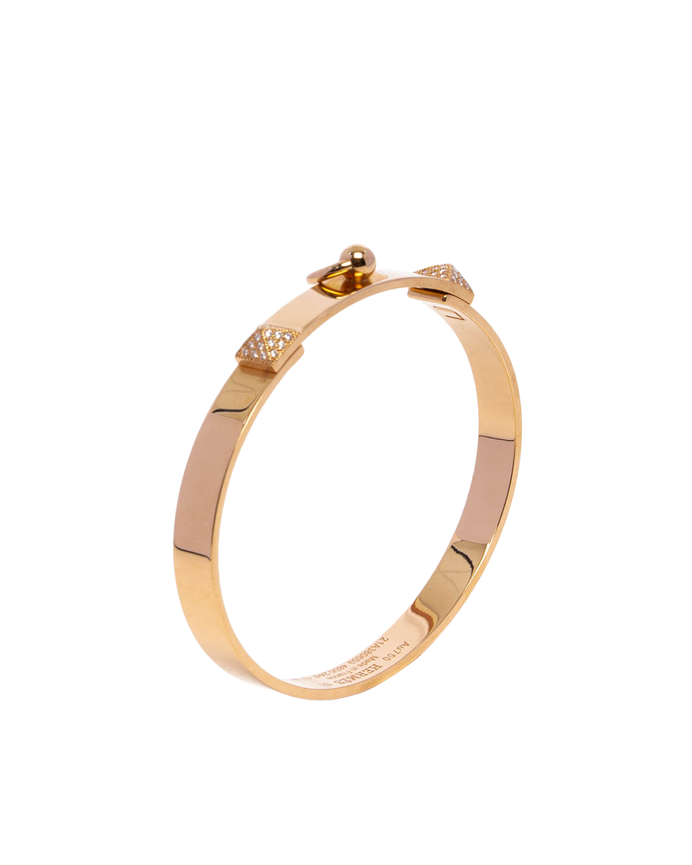 HERMES COLLIER DE CHIEN BRACELET ST DIAMOND RGHW 21A380659 48D0 7457