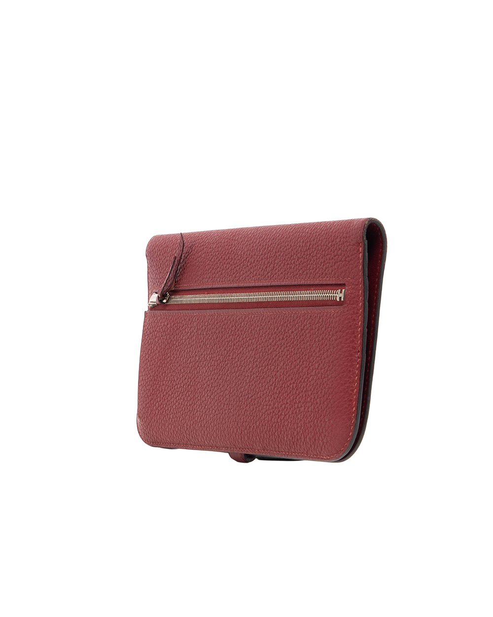 HERMES DOGON LONG RED GHW 09629