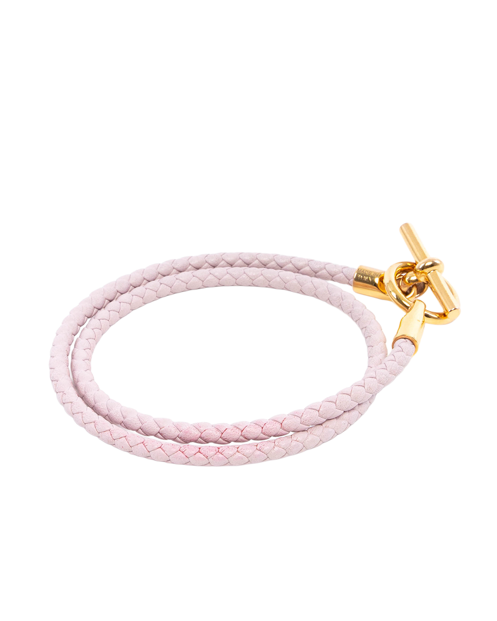 HERMES DOUBLE TOUR PINK GHW 7440