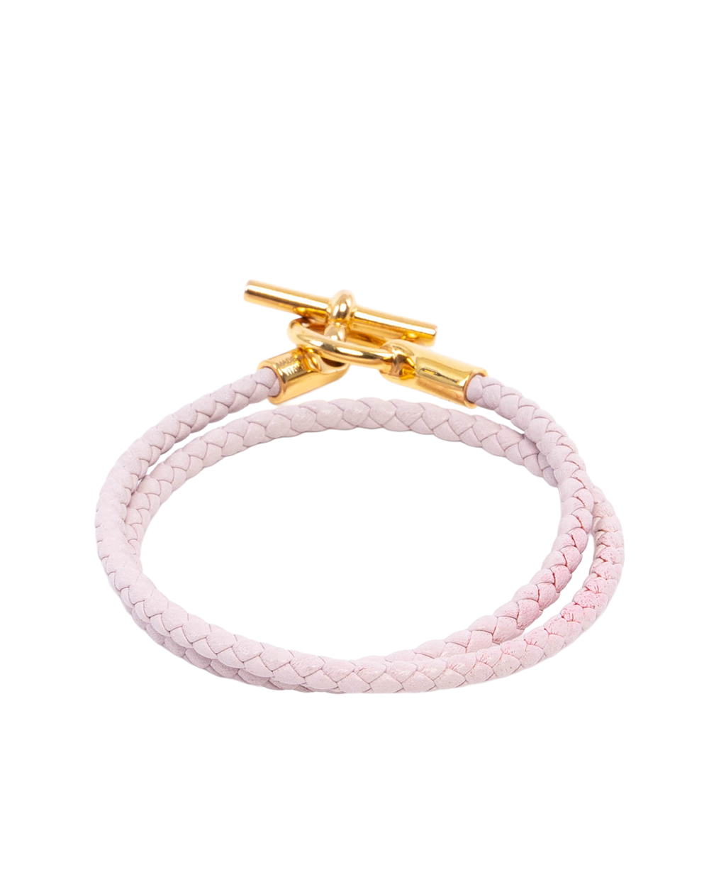 HERMES DOUBLE TOUR PINK GHW 7441