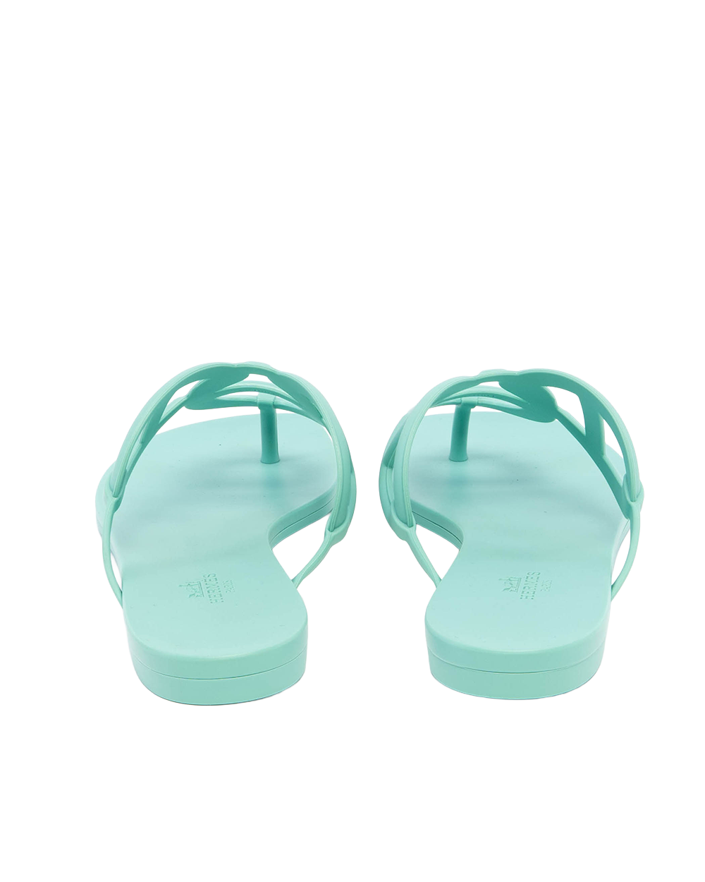 HERMES EGERIE SANDAL 41 GREEN TPU 5118