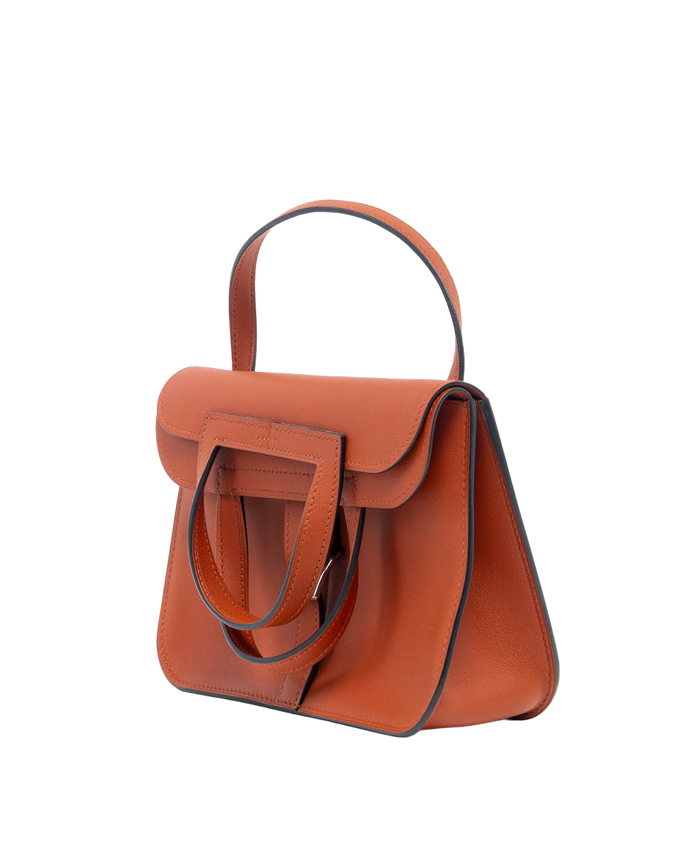 HERMES HALZAN MINI CUIVRE BROWN SWIFT SHW A SI 008 DB 7043