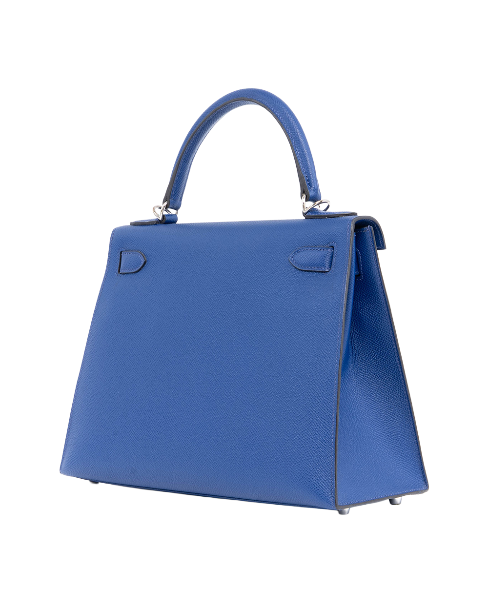 HERMES KELLY 28 BLUE ELECTRIQUE EPSOM SHW STAMP R SQ 0531