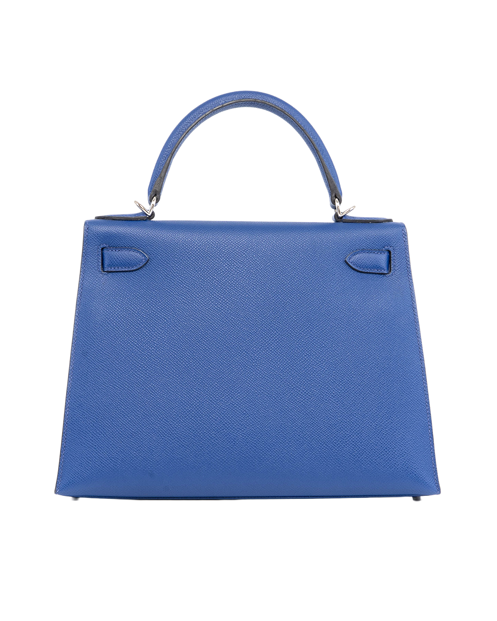 HERMES KELLY 28 BLUE ELECTRIQUE EPSOM SHW STAMP R SQ 0532