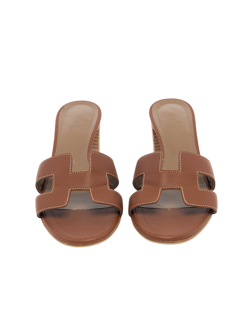 HERMES OASIS SANDALE 38.5 GOLD H C3 071002 Z 24 05O 7113