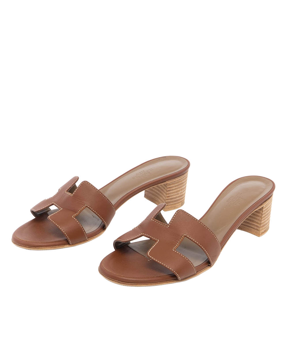 HERMES OASIS SANDALE 38.5 GOLD H C3 071002 Z 24 05O 7114