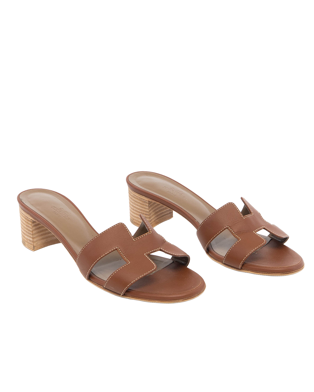 HERMES OASIS SANDALE 38.5 GOLD H C3 071002 Z 24 05O 7115