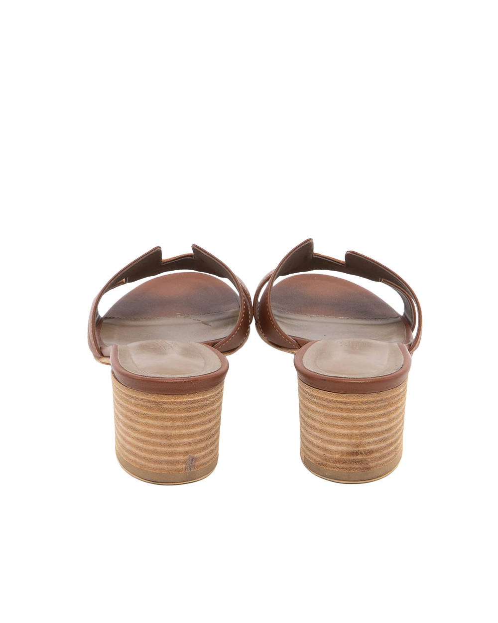 HERMES OASIS SANDALE 38.5 GOLD H C3 071002 Z 24 05O 7116