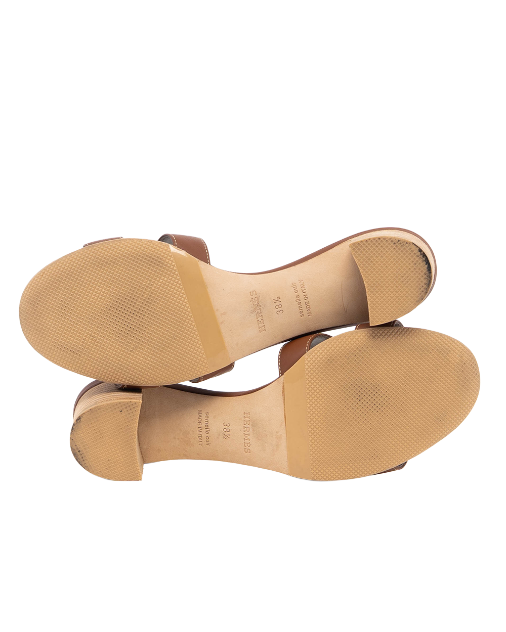 HERMES OASIS SANDALE 38.5 GOLD H C3 071002 Z 24 05O 7117