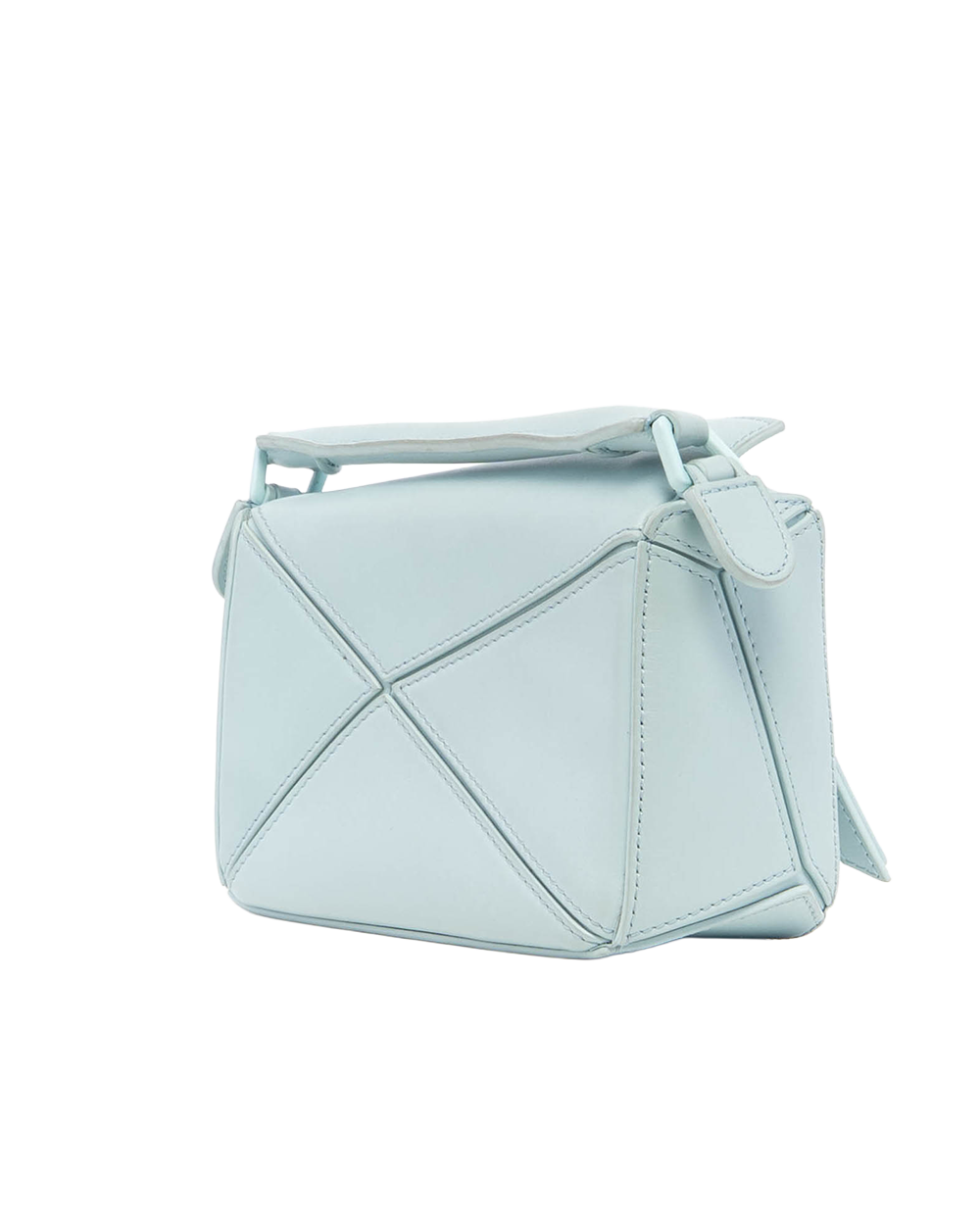 LOEWE PUZZLE NANO BLUE CALF GHW 5162