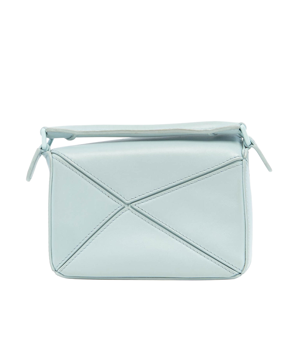 LOEWE PUZZLE NANO BLUE CALF GHW 5163