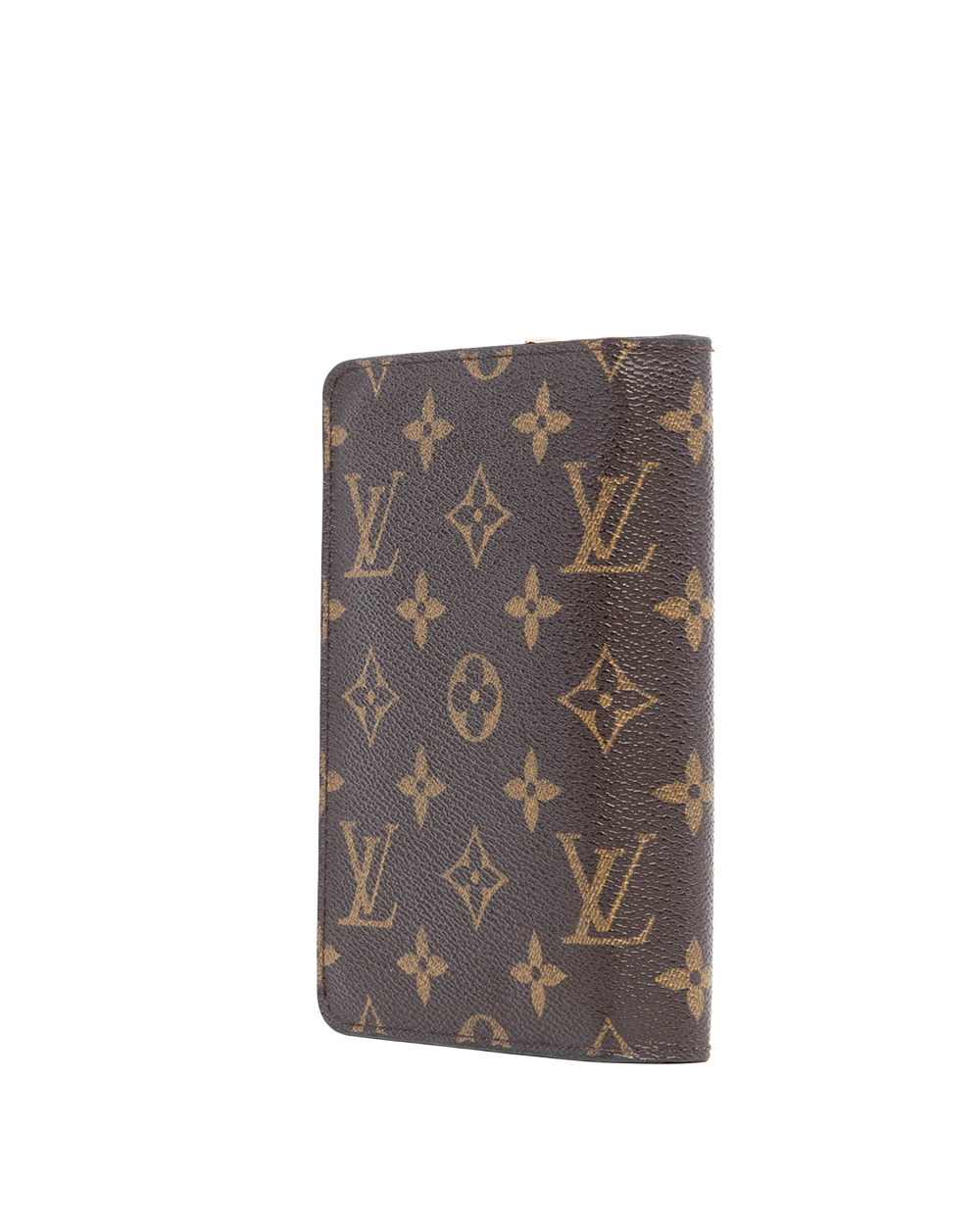 LV AGENDA ZIPPY WALLET PM BROWN MONOGRAM CANVAS GHW SP0050 01777