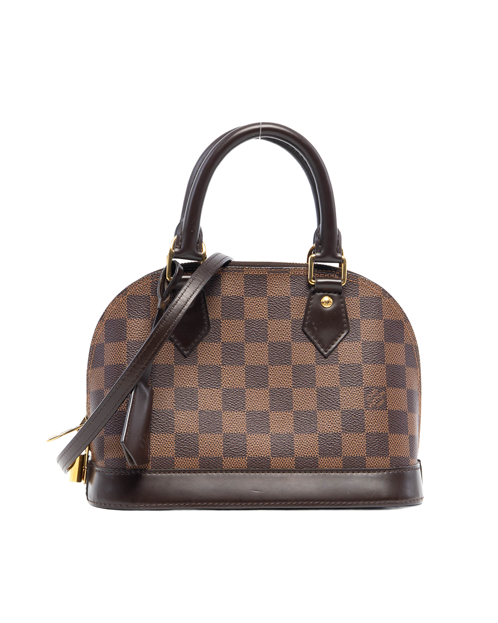 LV ALMA BB BROWN DAMIER CANVAS GHW FO 2145 3067