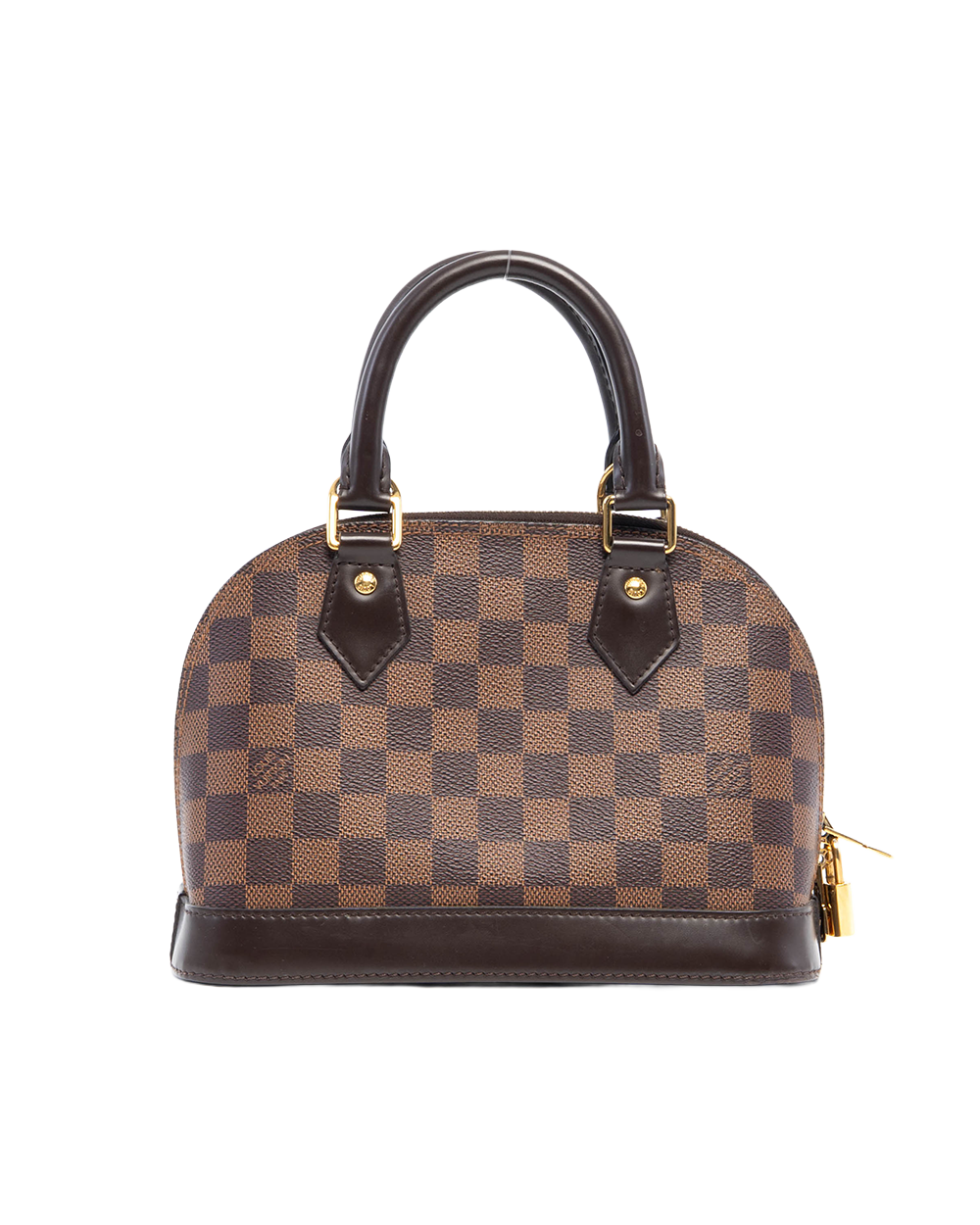 LV ALMA BB BROWN DAMIER CANVAS GHW FO 2145 3071