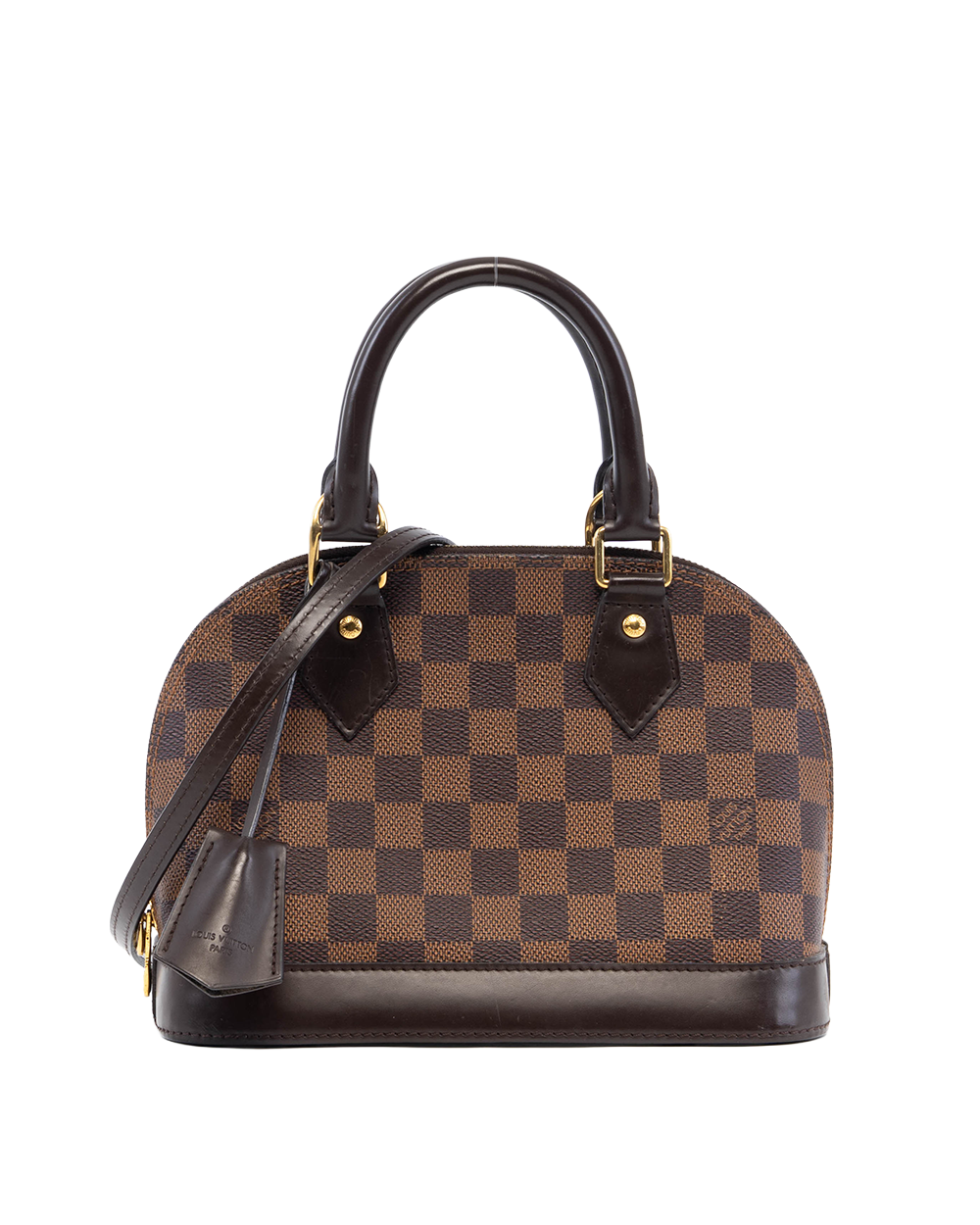 LV ALMA BB BROWN DAMIER CANVAS GHW FO2165 00698