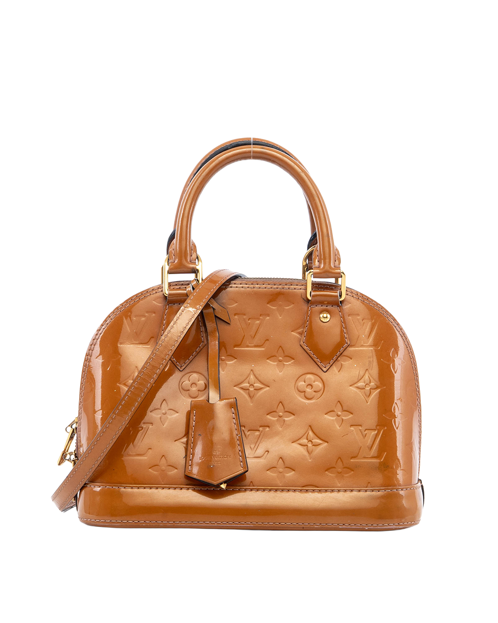 LV ALMA BB YELLOW PATENT GHW MI0153 03343