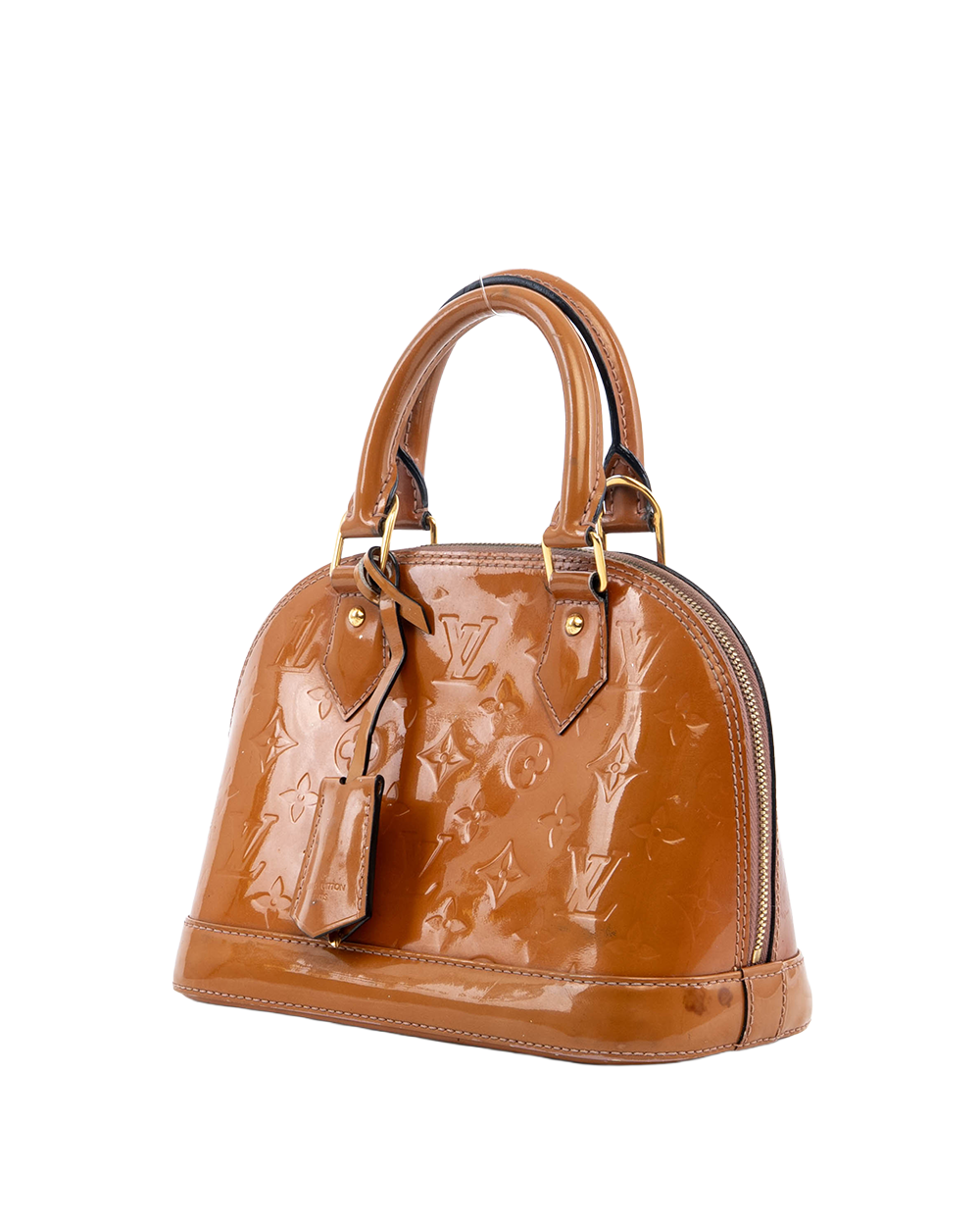 LV ALMA BB YELLOW PATENT GHW MI0153 03345