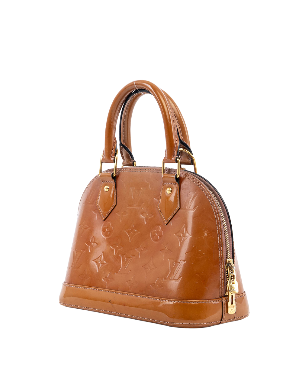 LV ALMA BB YELLOW PATENT GHW MI0153 03346