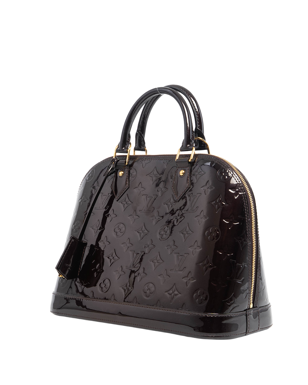LV ALMA PM RED BURGANDY PATENT GHW CT0196 4196