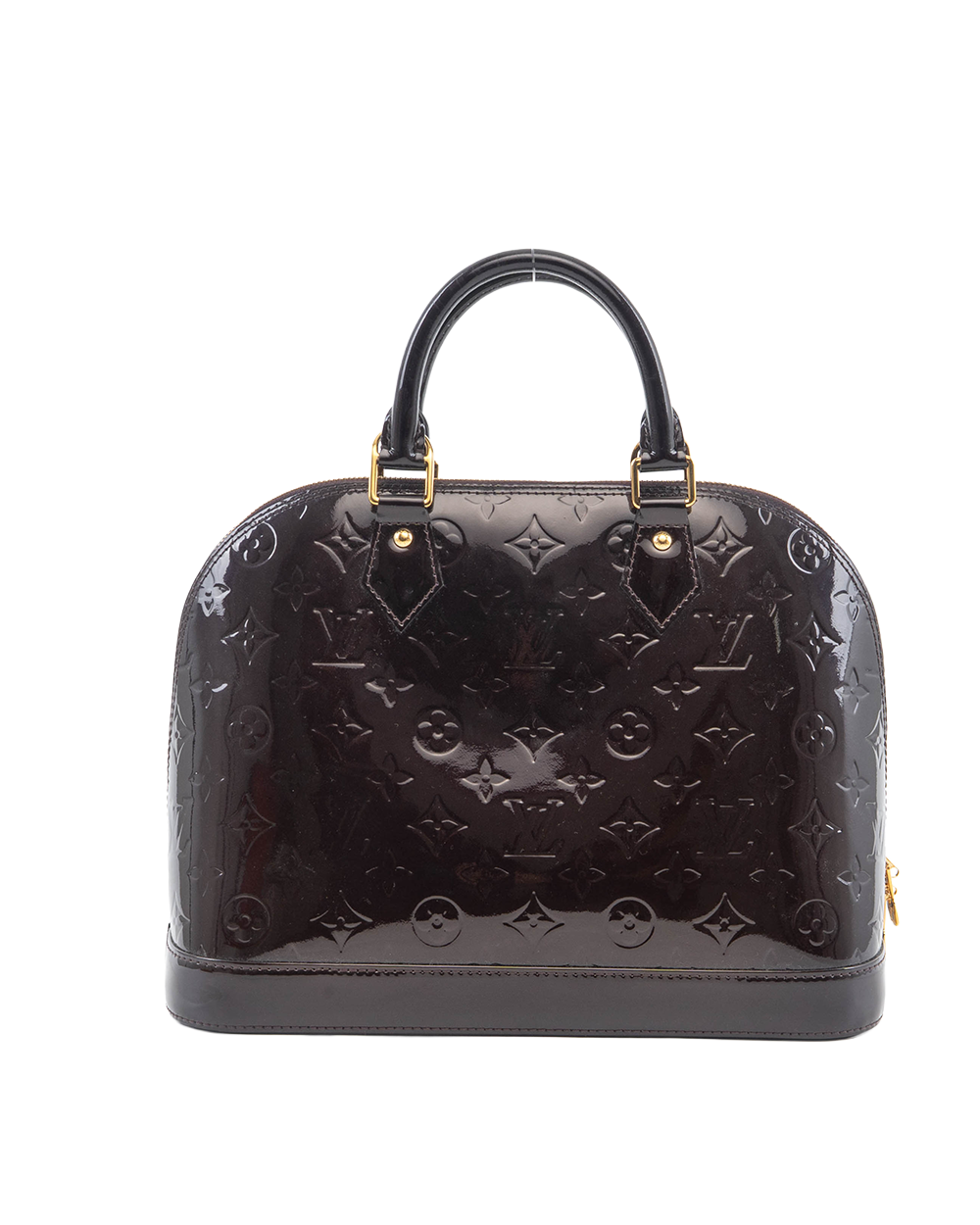 LV ALMA PM RED BURGANDY PATENT GHW CT0196 4198