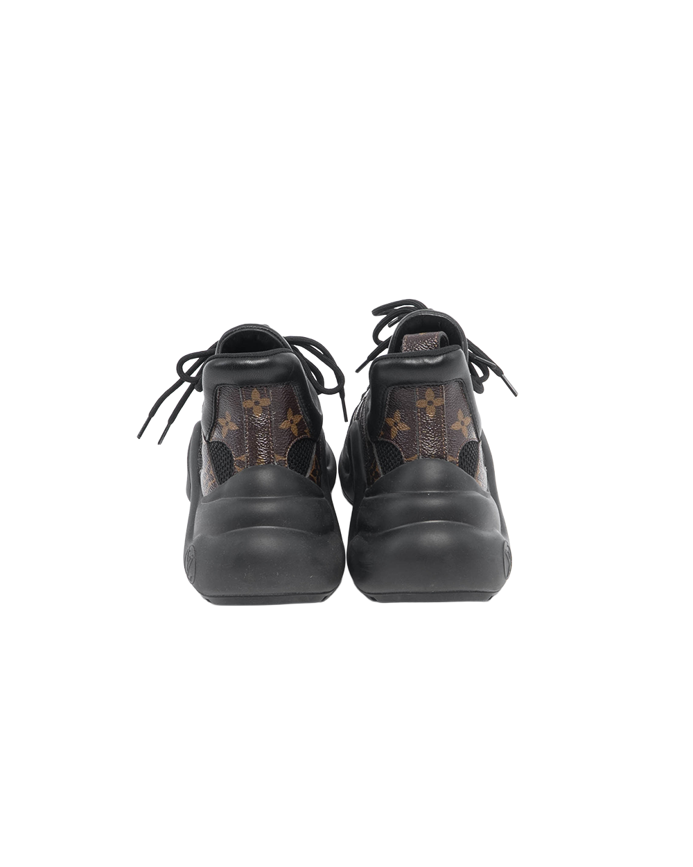 LV ARCHLIGHT SNEAKER 38 BROWN BLACK MONOGRAM GO 0198 04527