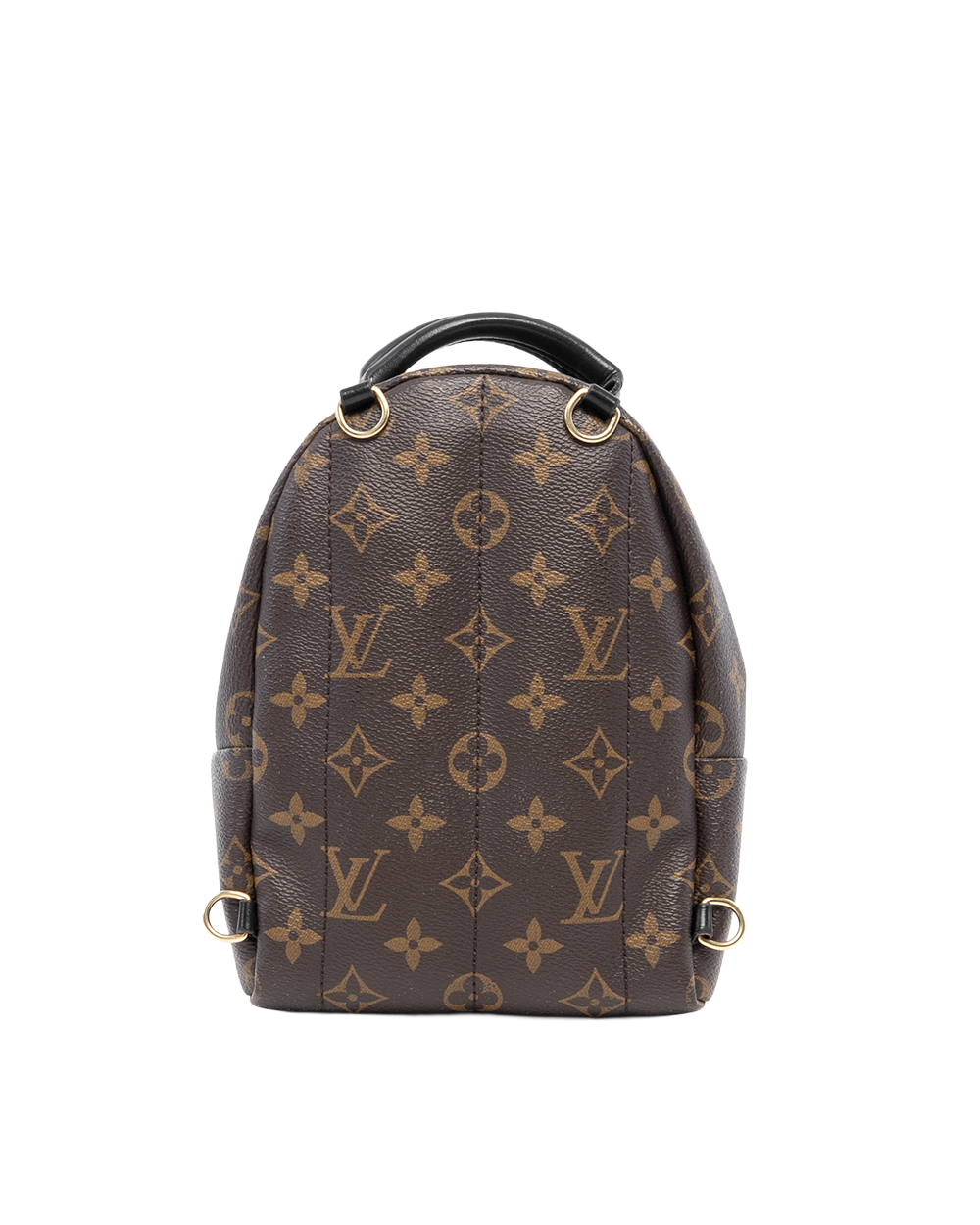 LV BACKPACK PALM SPRING MINI BROWN BLACK MONOGRAM CANVAS GHW CA0159 07756