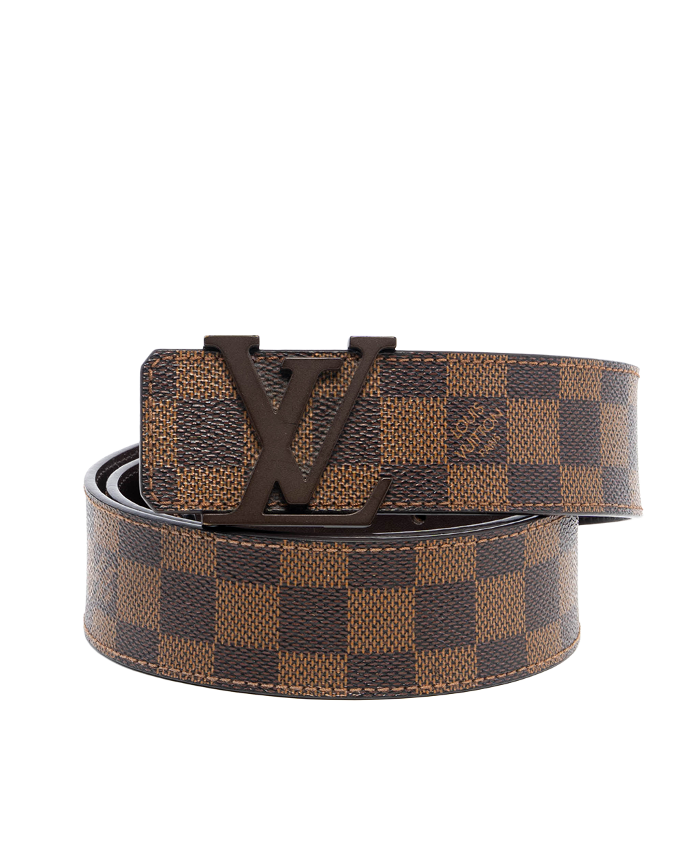 LV BELT 100 BROWN DAMIER CANVAS BHW 08904