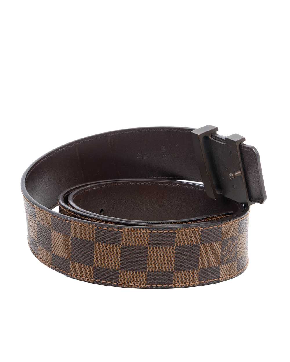 LV BELT 100 BROWN DAMIER CANVAS BHW 08906