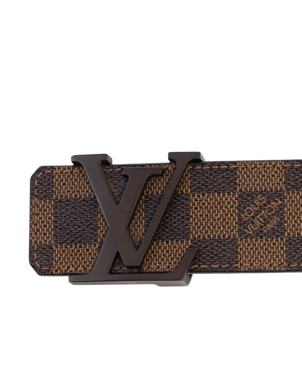 LV BELT 100 BROWN DAMIER CANVAS BHW 08909