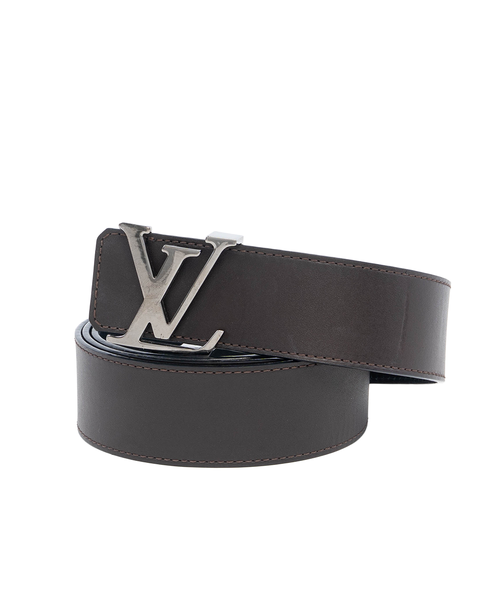 LV BELT 95 BLACK CALF SHW 08956