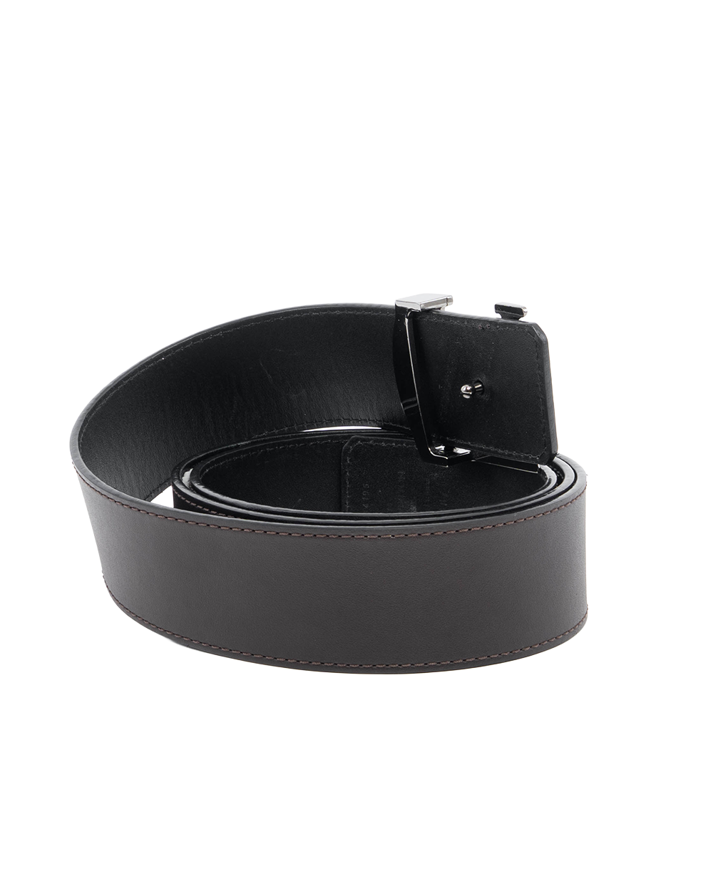 LV BELT 95 BLACK CALF SHW 08958