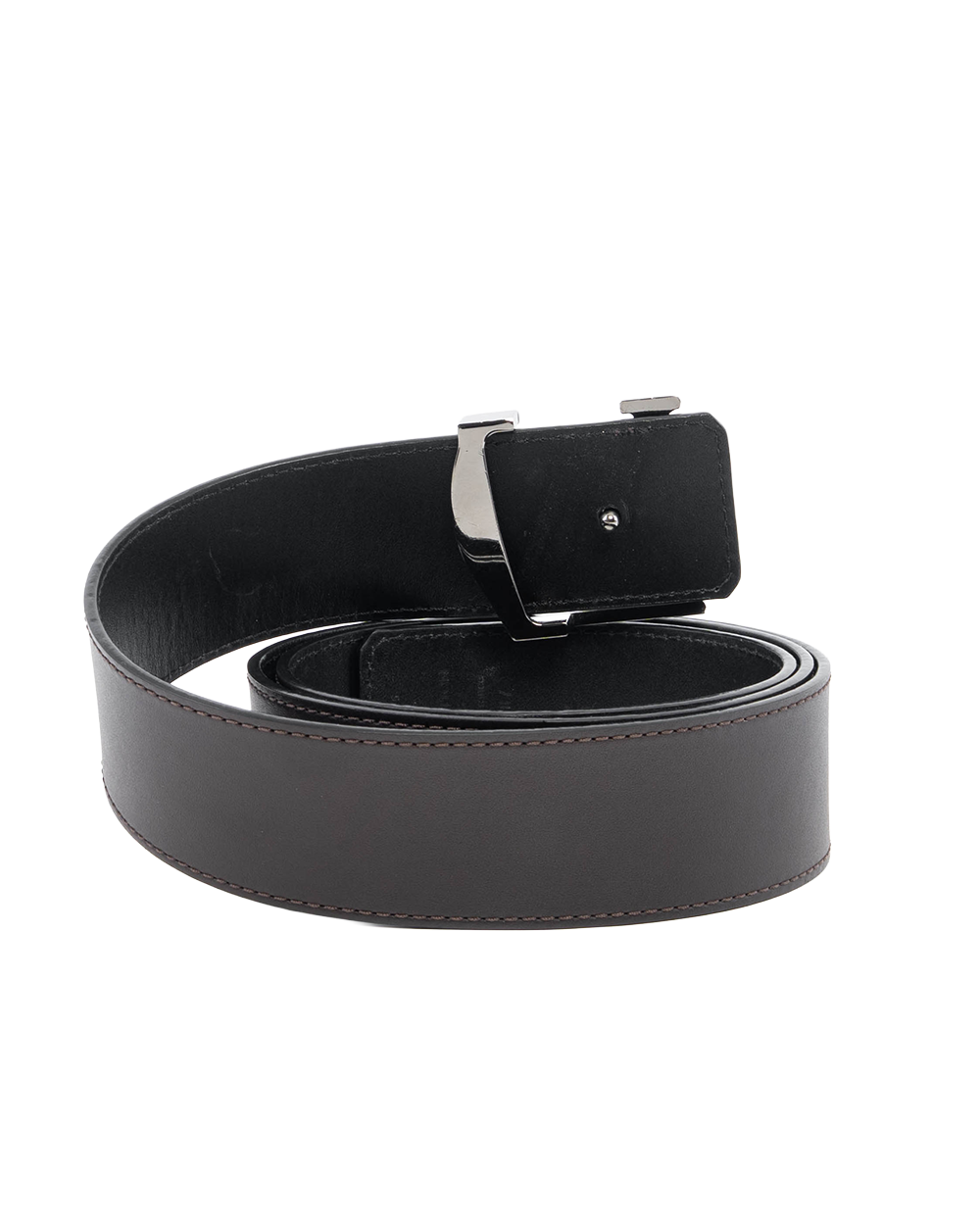 LV BELT 95 BLACK CALF SHW 08959