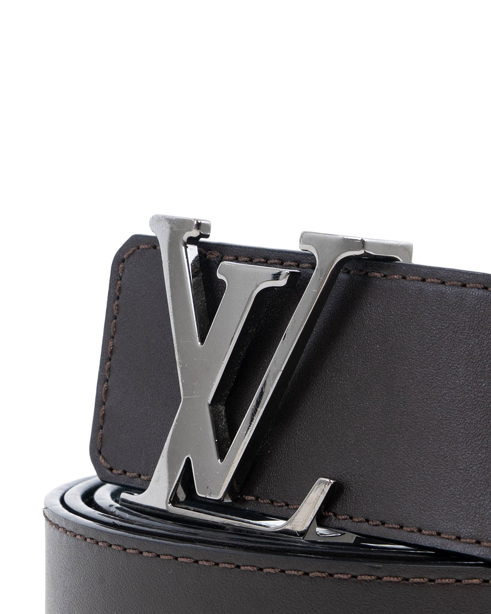 LV BELT 95 BLACK CALF SHW 08960