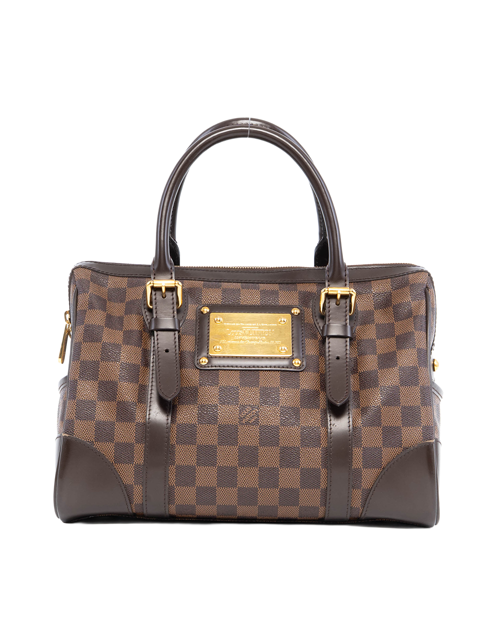 LV BERKELEY TOTE BAG BROWN DAMIER CANVAS GHW TUU1130 0500