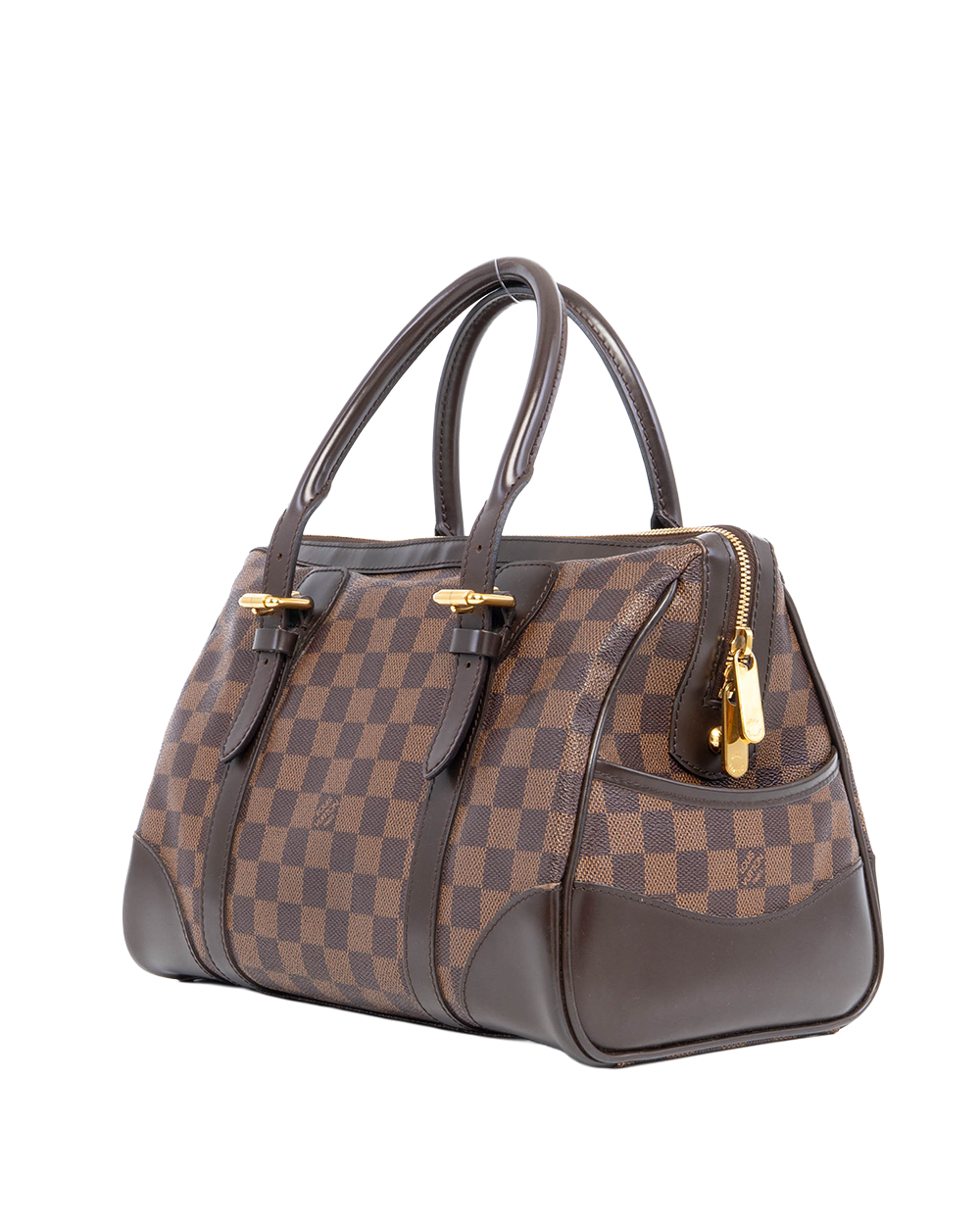 LV BERKELEY TOTE BAG BROWN DAMIER CANVAS GHW TUU1130 0502