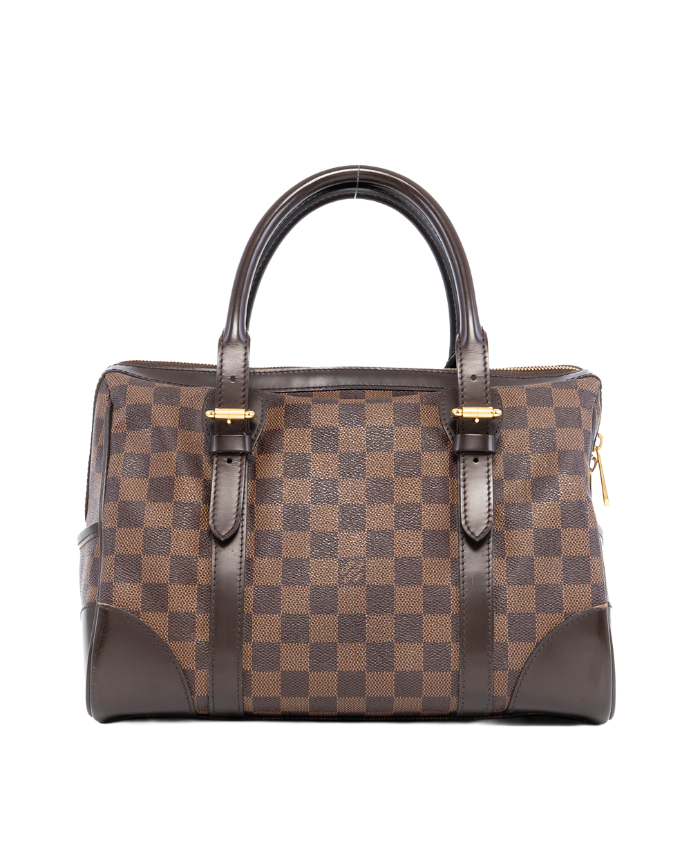 LV BERKELEY TOTE BAG BROWN DAMIER CANVAS GHW TUU1130 0503