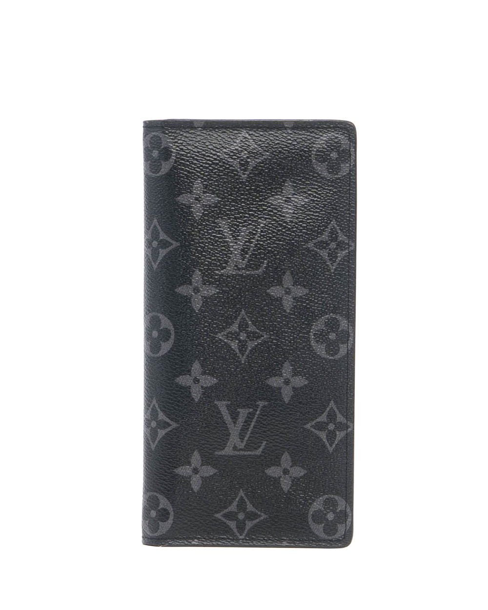 LV BRAZZA WALLET LONG ECLIPSE MONOGRAM CANVAS SHW MICROCHIP 2243