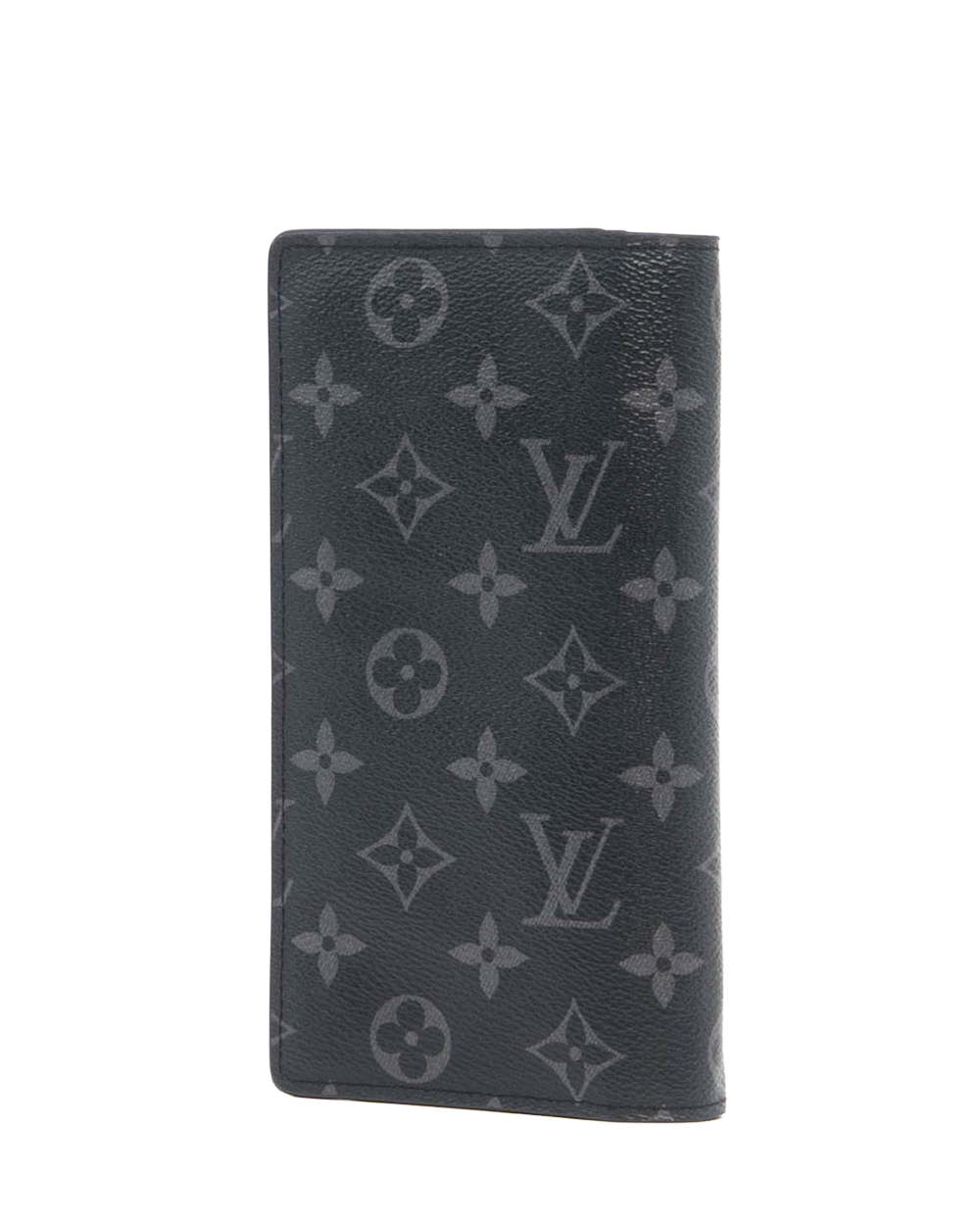 LV BRAZZA WALLET LONG ECLIPSE MONOGRAM CANVAS SHW MICROCHIP 2245