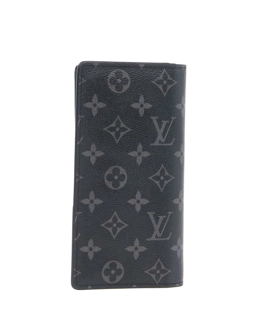 LV BRAZZA WALLET LONG ECLIPSE MONOGRAM CANVAS SHW MICROCHIP 2246