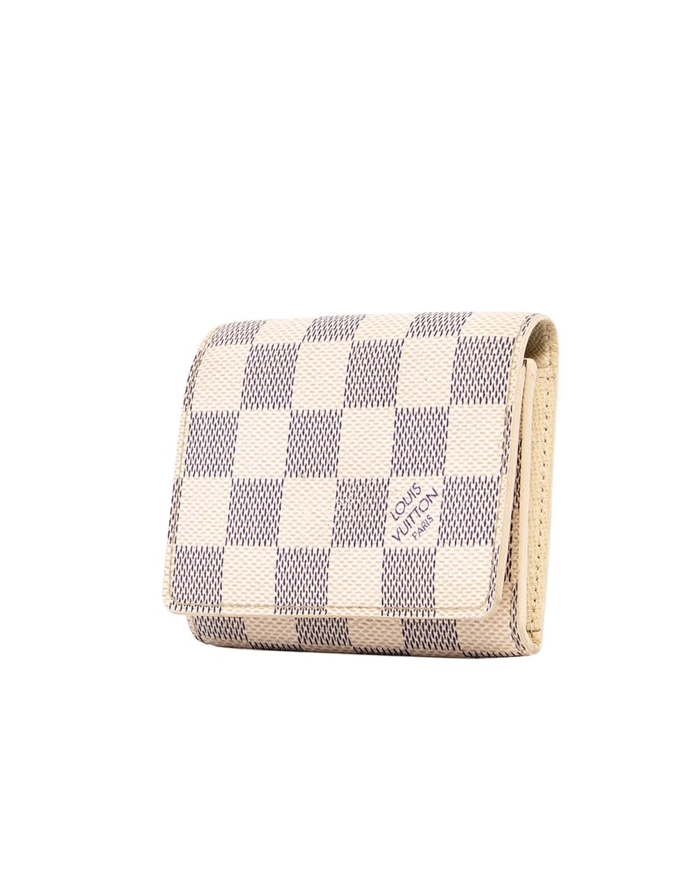 LV BUSIENSS CARD HOLDER SHORT WHITE AZUR DAMIER CANVAS CA 2048 03484