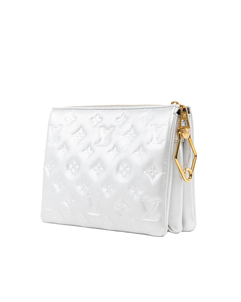 LV COUSSIN BB GREY LAMB GHW MICROCHIP 7113