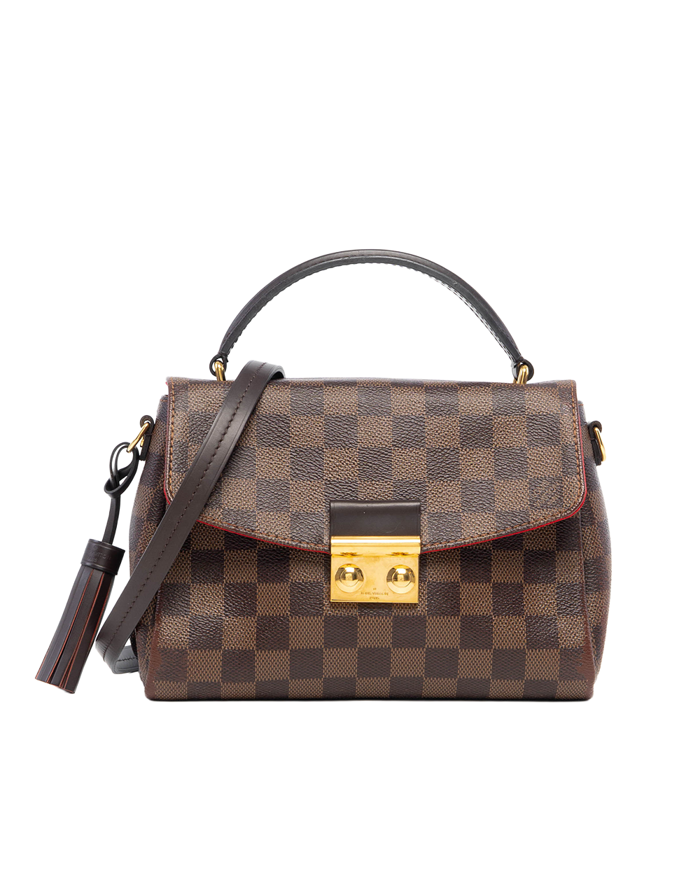 LV CROISETTE BROWN DAMIER CANVAS GHW FL0138 5189