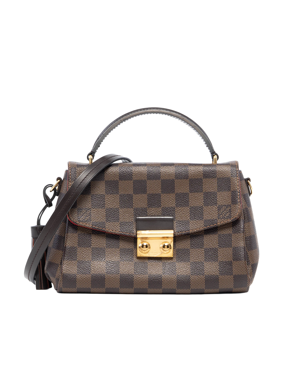 LV CROISETTE BROWN DAMIER CANVAS GHW FL0240 07707