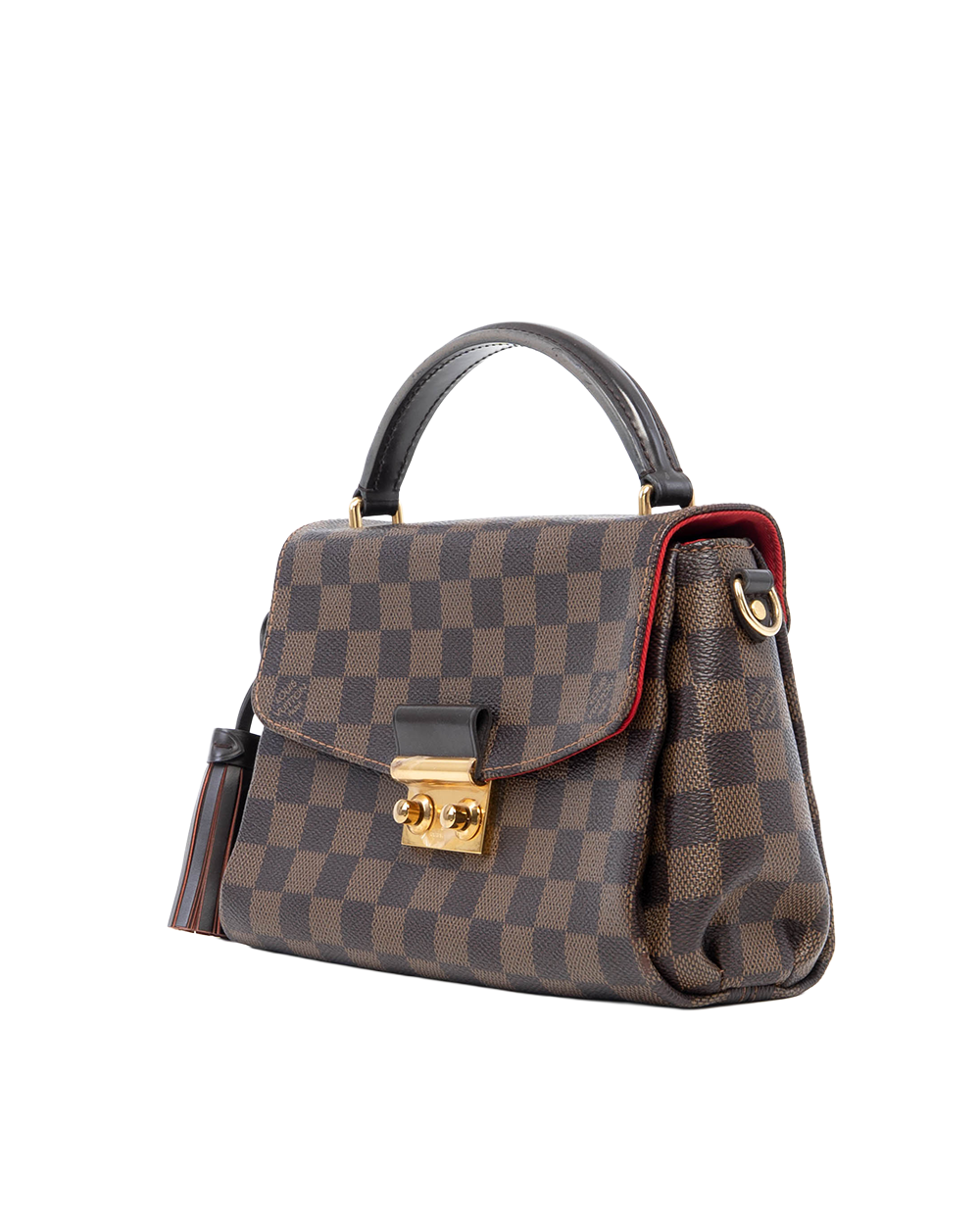 LV CROISETTE BROWN DAMIER CANVAS GHW FL0240 07709