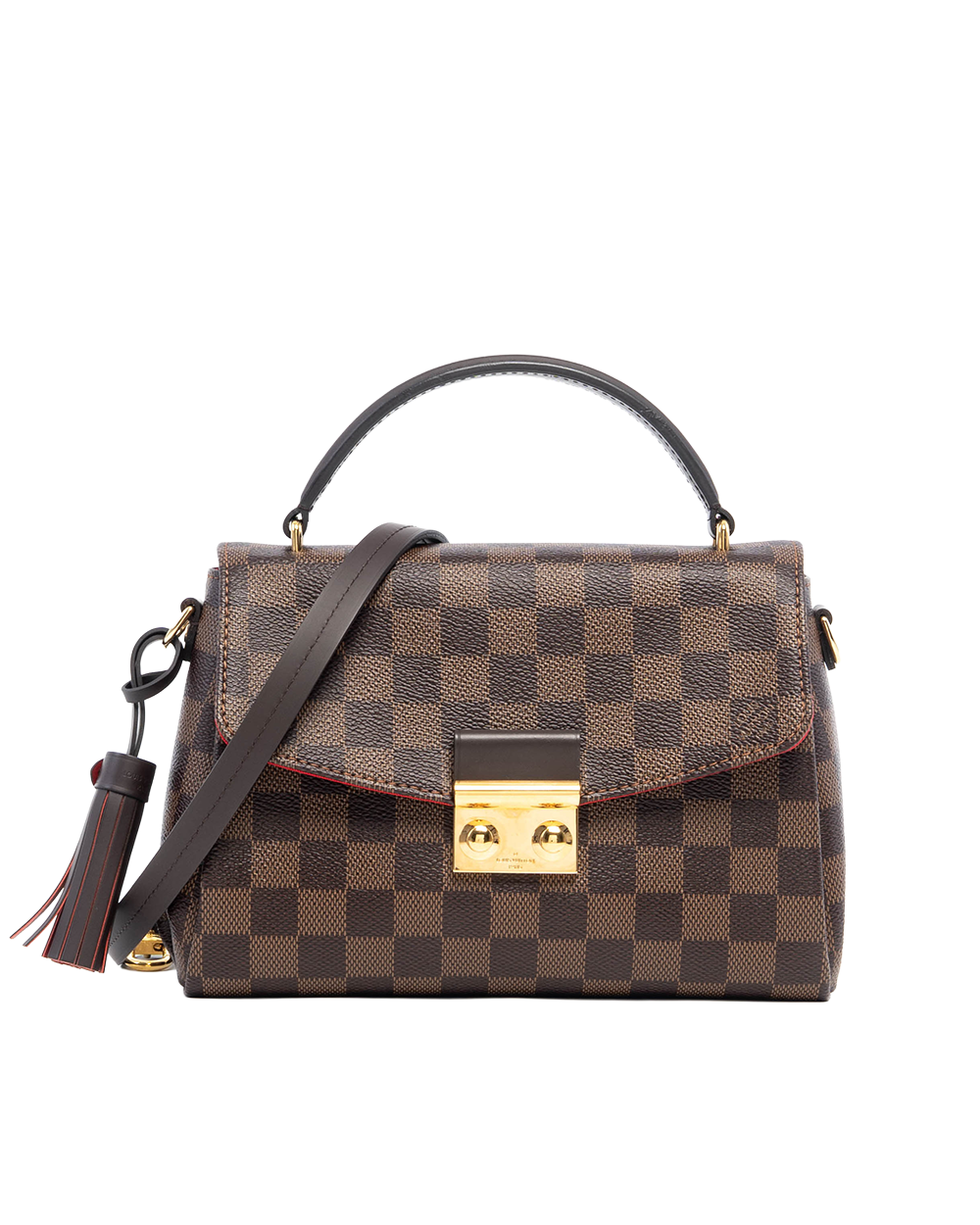 LV CROISETTE BROWN DAMIER CANVAS GHW FL4108 09384